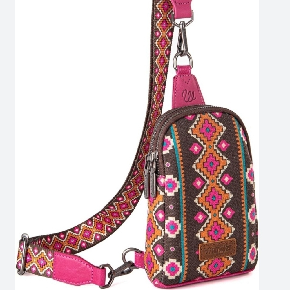 New Kuminous Aztec sling bag with strap